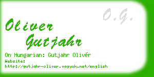 oliver gutjahr business card